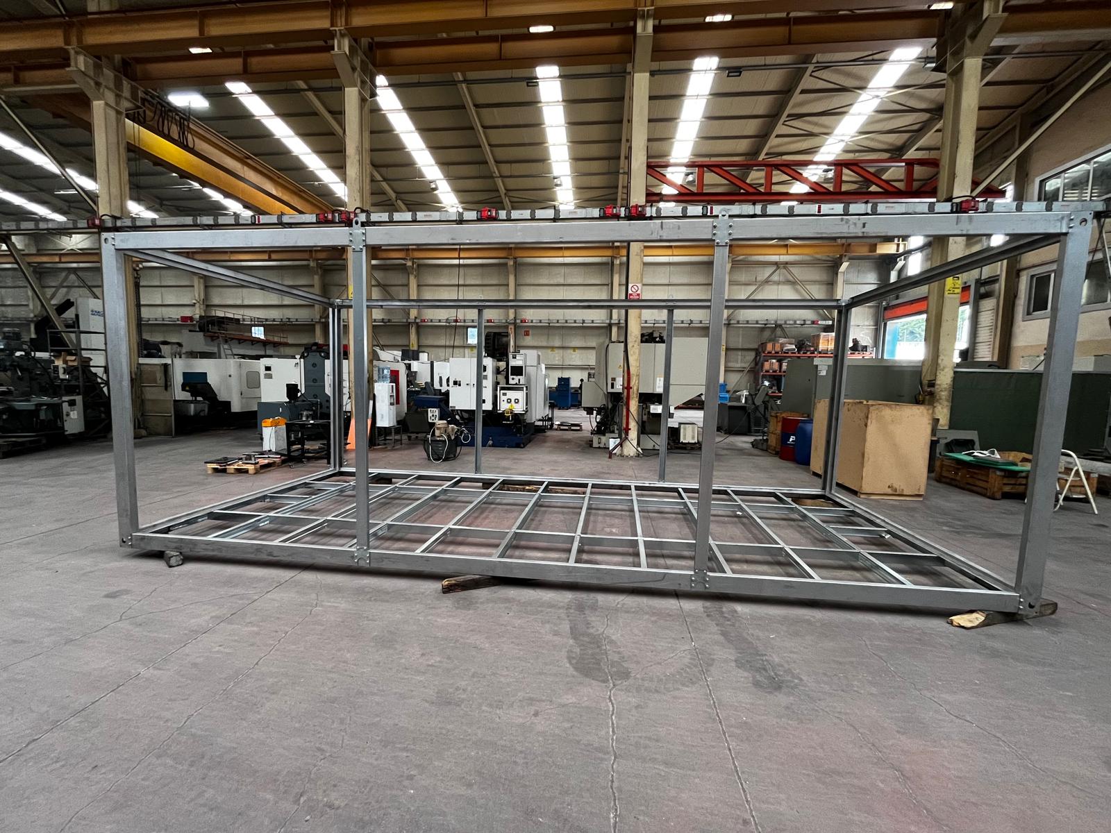Demonte konteyner çelik iskeleti fabrika üretimi